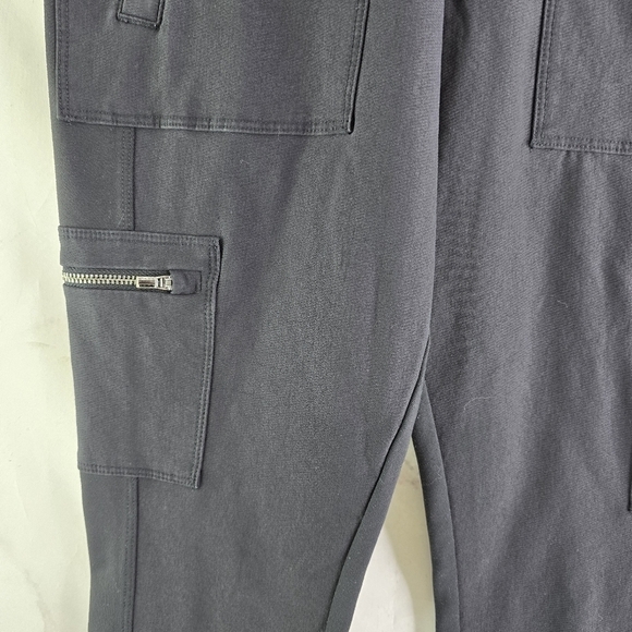 Athleta Jogger Womens 2 XS Black Headlands Hybrid Cargo Trek Pants Climbing Zip - Picture 11 of 14